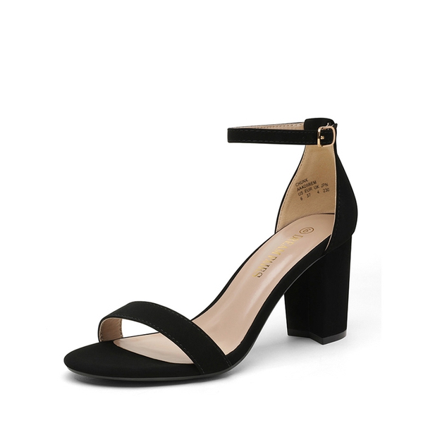 Chunky heel pumps best sale open toe